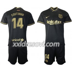 FC Barcelona Philippe Coutinho 14 Drugi Dječji Komplet Dresovi za Nogomet 2020-2021 (+ kratke hlače)